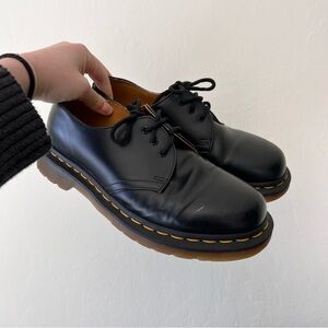 Dr. Martens Black Leather Derbys